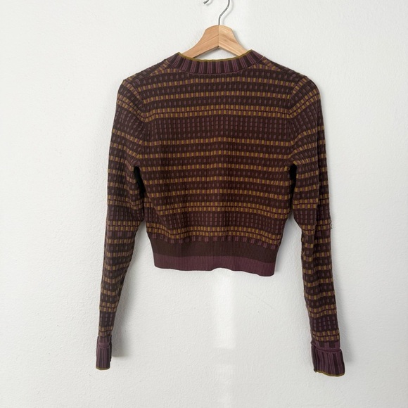 VF Diane von Furstenberg Gilda patterned-jacquard cardigan size S - Picture 8 of 11